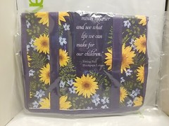 Sitting Bull ~ Hunkpapa Lakota ~ Reusable Tote Bag ~ NIB ~ Sunflowers ~ Poem ~