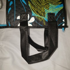 Hawaii Tropical Paper Garden Insulated Eco Friendly Wine/Beverage Shopping Tote