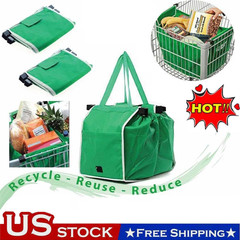 Reusable Foldable Shopping Supermarkets Bag Lightweight Strong Load-bearing