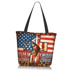 Christian Gifts Reusable Shopping Tote Bag Zippered One Size Jesus