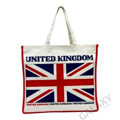 United Kingdom Flag Tote Bag / UK Tote Bag / United Kingdom Flag Canvas Bag