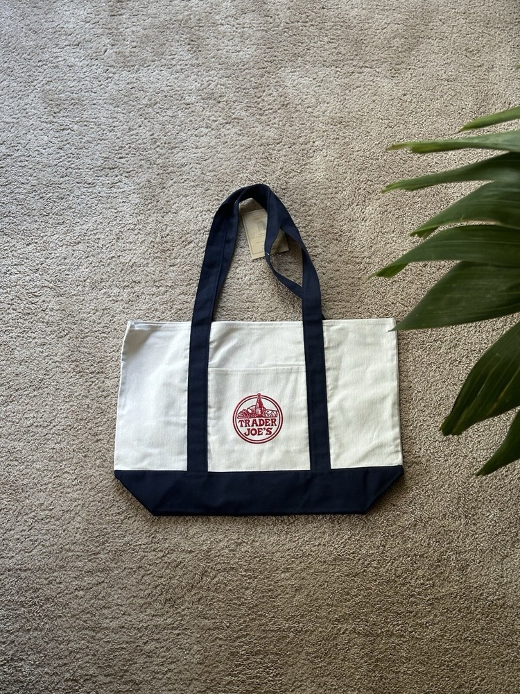 Trader Joe’s Regular Size Tote Bag – Navy Blue