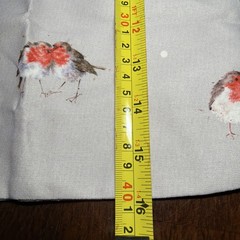 Wrendale Folding “The Jolly Robin” Cloth Shopping Bag Art By Hannah Dale (V)