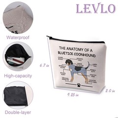 LEVLO Funny Bluetick Coonhound Lovers Gifts The Anatomy of