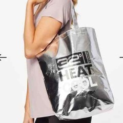 32 DEGREES UNISEX TOTE BAG HEAT COOL SILVER DESIGN NEW