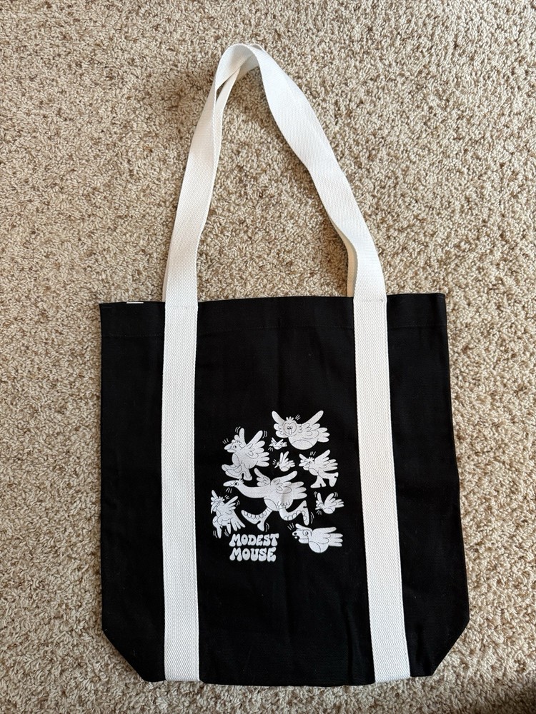 Modest Mouse VIP collection concert Graphic Print Cotton Tote Bag