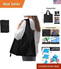 Large Capacity Washable Shopping Bag – Pocket-Sized Durable Tote, Eco-Friendly