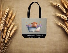 Highland Cow~ Canvas Tote Bag~FREE shipping~shopping~CHOICE~Reusable~Gift~USA