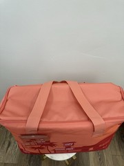 NEW Peach Trader Joe’s Large Insulated Reusable Tote Bag 8 Gallon Cooler Bag