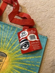 4 Trader Joes Shopping Bag 50 Anniversary 1967 Atlanta Orange Chicken Tote Lot
