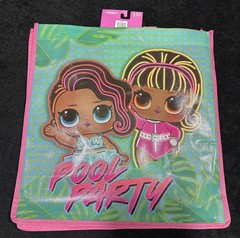 LOL Surprise Pool Party Reusable Tote Bag w/ Handles by Legacy Brand New!