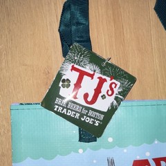 Trader Joe’s Boston Polypropylene Foldable Reusable Shopping Bag