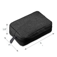 E-Tree Cute Small Pouch, Makeup Cosmetic Bag,Make up 6″ X 1.8″ X 4″, Black