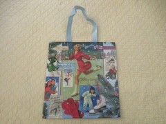 Patty Reed Insta-Totes Happy Sack Vintage/Retro Style Holiday Tote-Bag