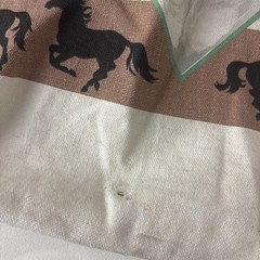 Reusable Tote Bag Beautiful Horses Cowgirl Canvas