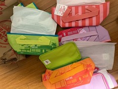 Trader Joes 2026 Mini Insulated Tote Summer 1 Bag SHIP TODAY Green/ORANGE/PURPLE