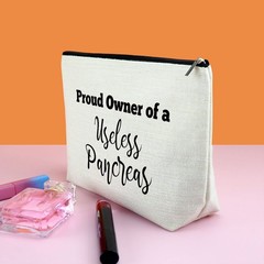 Gfhzdmf Diabetes Gift Awareness for Women Makeup Bag Red