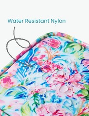 Yarnic Clear Makeup Bag for Purse Mini Small Cosmetic Tropical