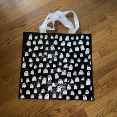 Halloween Ghost Casper Grocery Sturdy Handles Decorative Tote Bag 18×7.5❤️x4