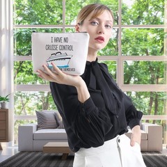 WCGXKO Cruise Control Cosmetic Case, Marble Print, Zipper Book Themselves