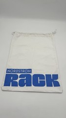 NEW NORDSTROM RACK LOGO Drawstring bag GIFT TOTE