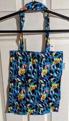 Happy Socks Shopping Tote Bag Animal Print Leopard Colorful Cotton Gift Idea