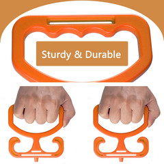 Grocery Bag Carrier with Plastic Storage Box, 2 Pack Grocery Bag Holder for Plas