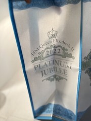 HM Queen Elizabeth Platinum Jubilee Shopping Bag 2022 Blue Hat White New