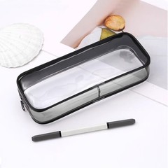 Juxiamal 2pcs Clear 20 x 8.5 x 3.5cm / 7.9 x 3.4 x 1.4inch, Black and white
