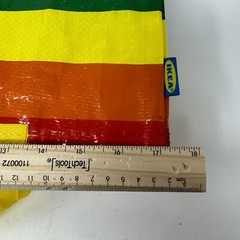 IKEA STORSTOMMA Rainbow Book Bag Small Shopping Beach Tote 10.25″ x 7.25″ x 10″