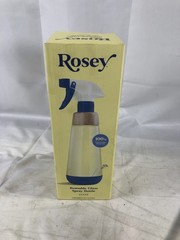 Rosey Reusable Glass Spray Bottle 16oz Ocean 100% Sustainable Materials