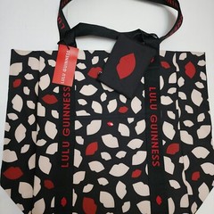 Waitrose Lulu Guinness Lips Tote Bag Love Black White Red 2024 John Lewis New