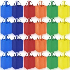 Kegeeei 24 Pack Heavy Duty Reusable Grocery Bags – Large Shopping Totes with …