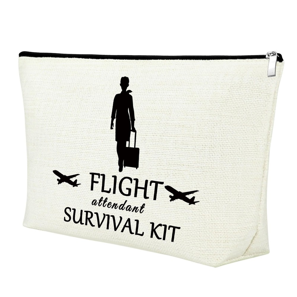 Mxrymvu Flight Attendant Gifts for Women Makeup Bag