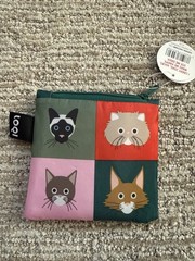 LOQI Shopping bag with STEPHEN CHEETHAM Cats Recycled material Unused w/Tags