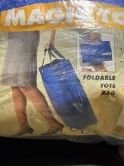Magic Tote Bag Foldable On Wheels Vintage Retro Atlantic Item# 1205 NEW In Pkg