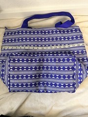 old navy insulated bag large | Blue/white