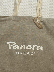 Panera Bread – NEW – Cotton – Canvas – Tote Bag Reusable (16”x14.5”) Tan/Beige