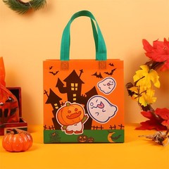 20pcs Halloween Non-woven Tote Bags Gift Waterproof Handbag Fabric Pouch Party