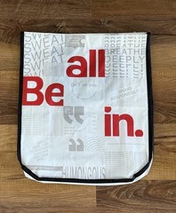 Lululemon Black Recycled, Reusable Bags, (2) Med and (1)Sm Size Snap Closure GUC