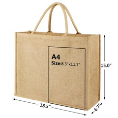 6 Pack Grocery Bag Reusable Shopping Bag, 18.5x15x7” Large Grocery Tote Bags …