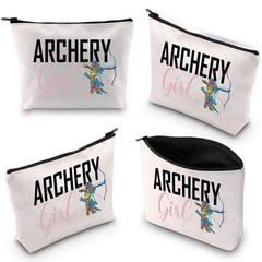 XYANFA Archery Girl Makeup Bag – Multicolor Cosmetic Case – ARCHERY