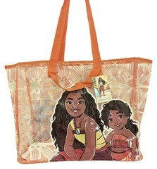 Disney MOANA 2 CLEAR TRANSPARENT Orange Reusable Tote/Shopping/Gift Bag NEW!