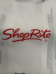 Lot of 7 ShopRite Farmers Market Reusable White/Red Shopping Bag