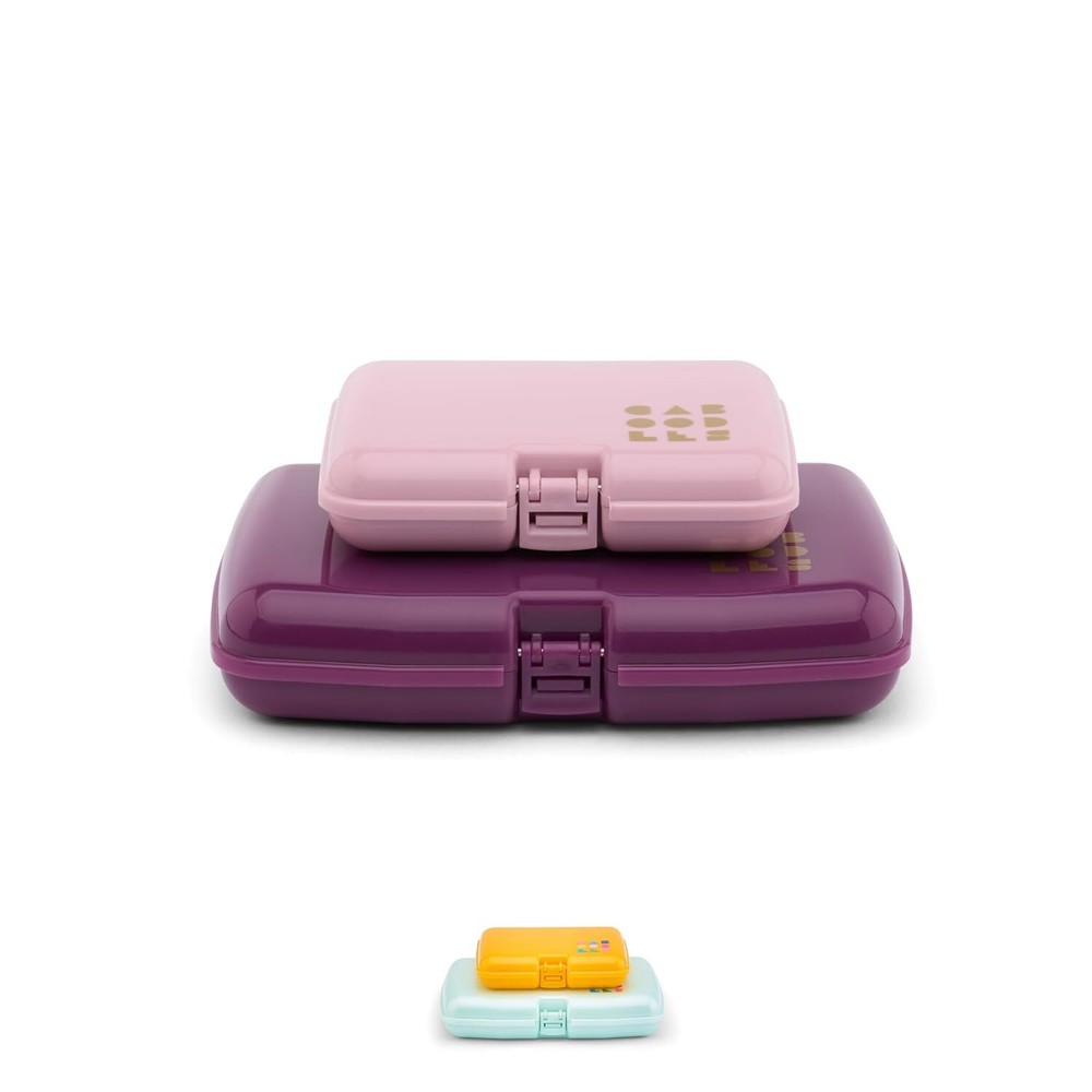 Caboodles Care Pack + Lil Bit Set, Pink & Violet, Travel + Violet