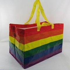 Ikea Storstomma Rainbow Bag Large Tote Reusable ECO Grocery Laundry Storage Bag
