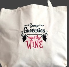 Embroidered Canvas Market Shopping Totes/Bags