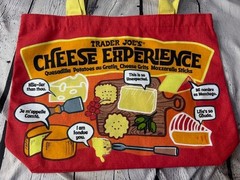 Lot of Trader Joe’s Bag Bundle 4 TOTAL Canvas Cheese Comfort Foods Philadelphia