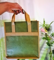 Reusable Grocery Bags Shopping Totes Made from Extremely Durable Hand Bags 2pcs