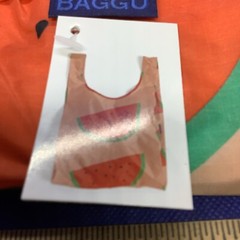 BAGGU Retired Watermelon Standard Baggu Reuseable Bag Used HTF Rare